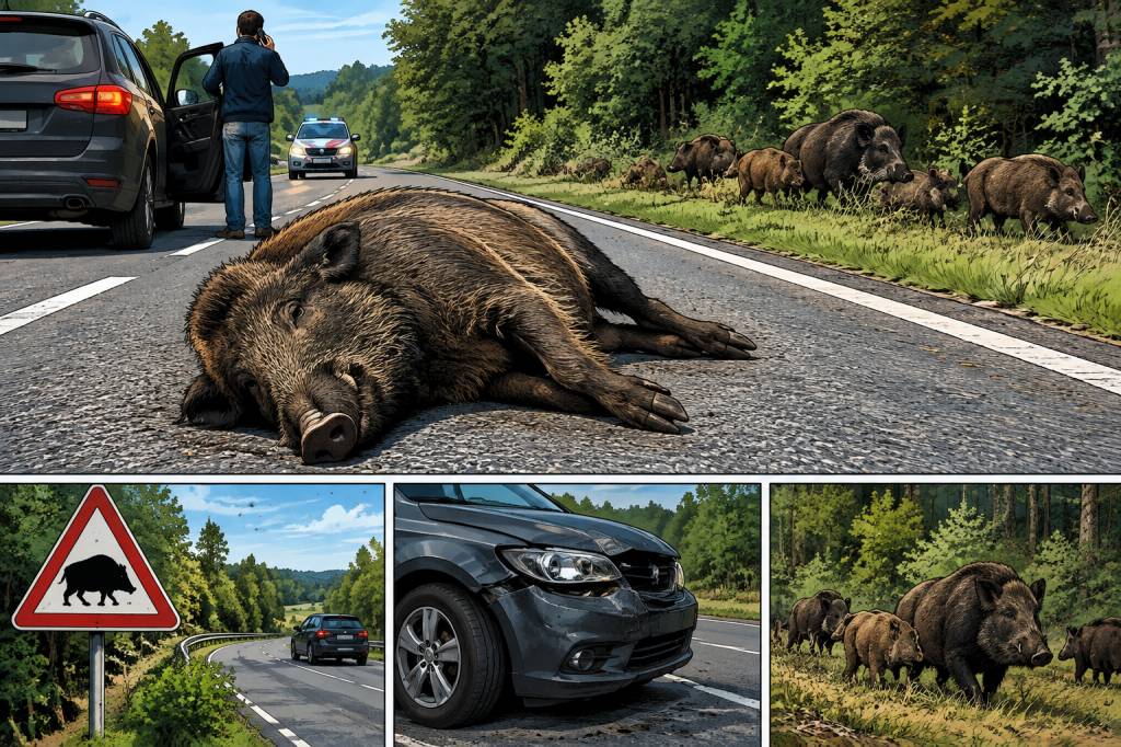 19 sangliers morts sur la route : causes et conséquences des collisions avec la faune sauvage