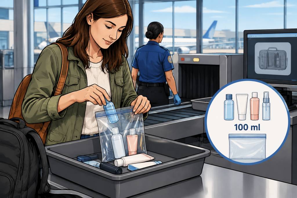 100 ml à l’aéroport : quelles règles pour les liquides en cabine ?