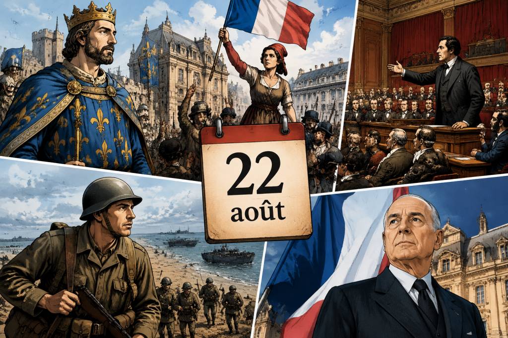 22 août 194 les événements qui ont marqué cette journée de l’histoire de France